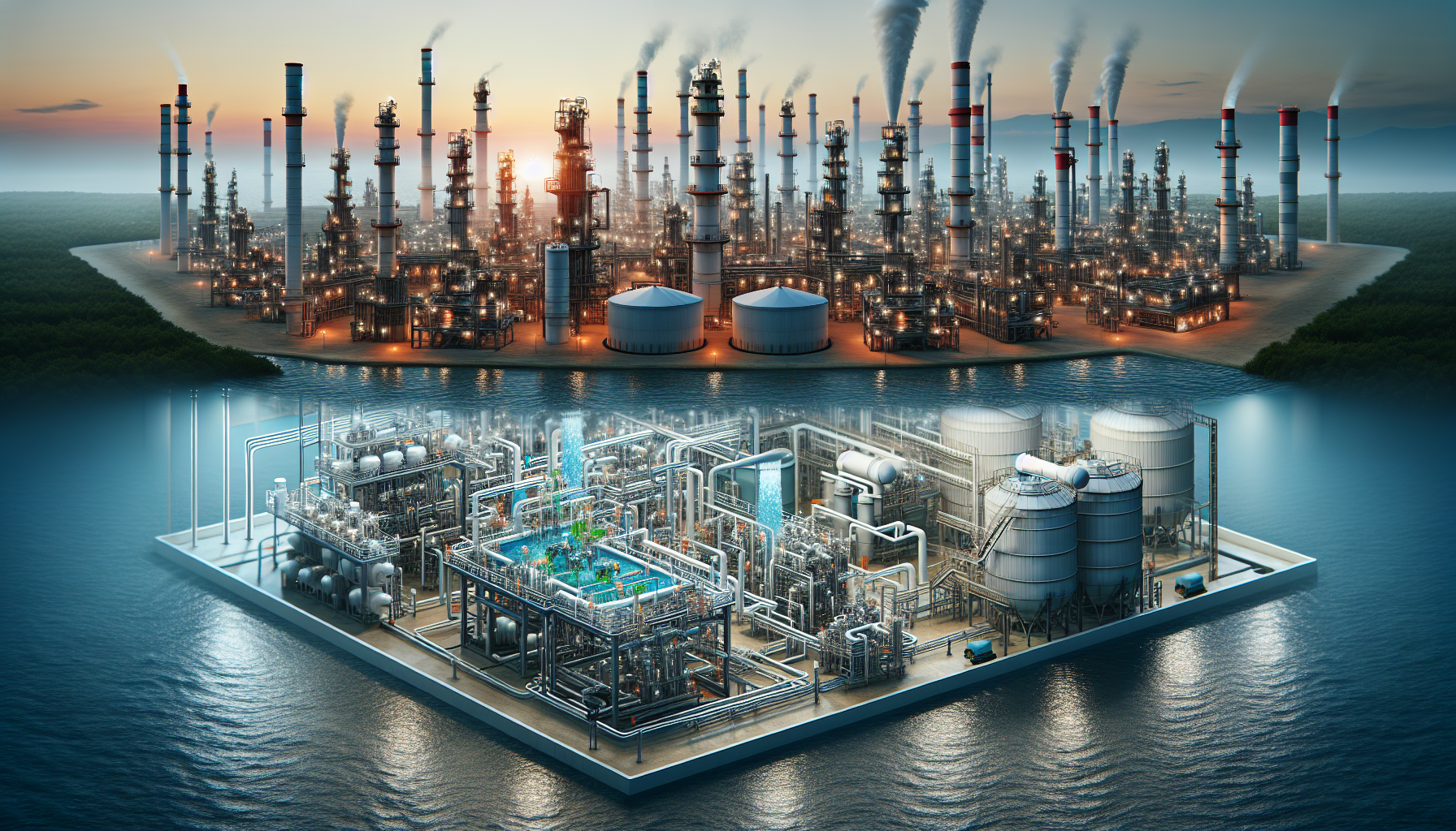 اهمیت تصفیه آب در صنعت پتروشیمی